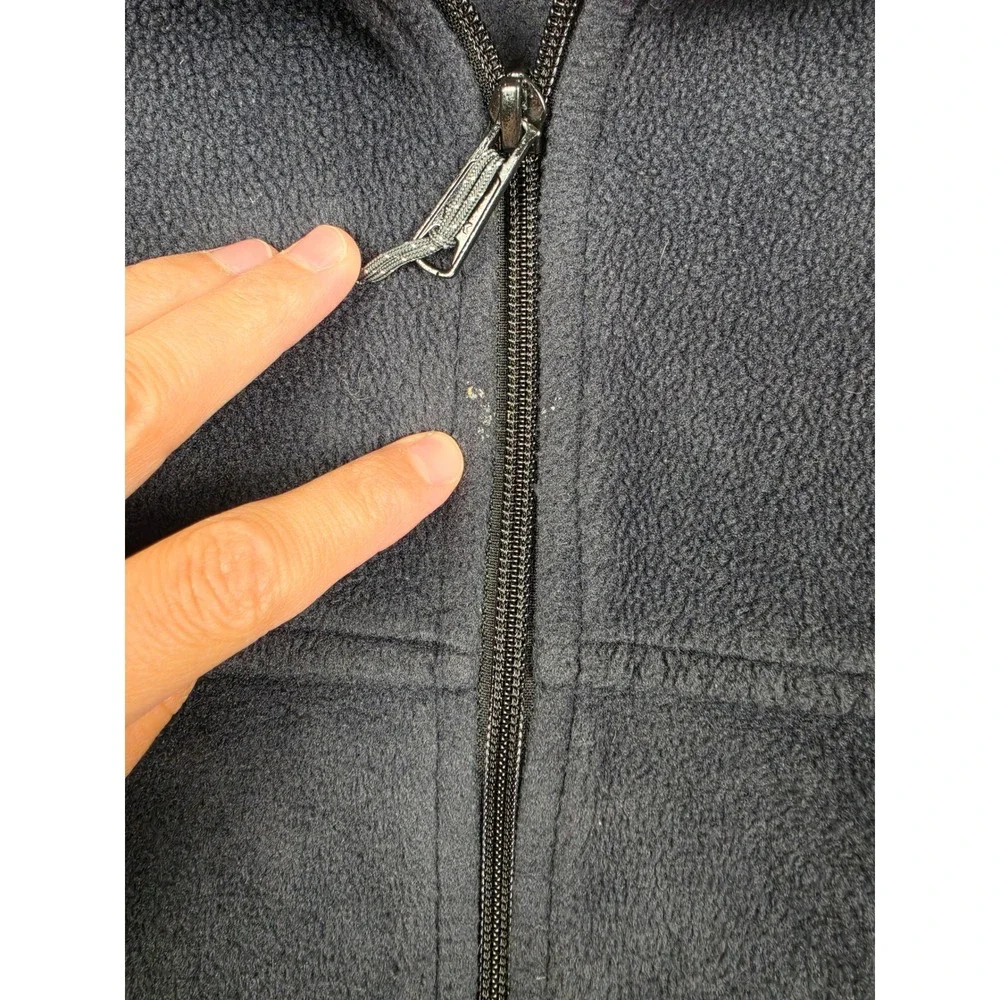 Columbia Fleece Jacket Mens L Gray Steens Mountain Full Zip Outdoor WM3220